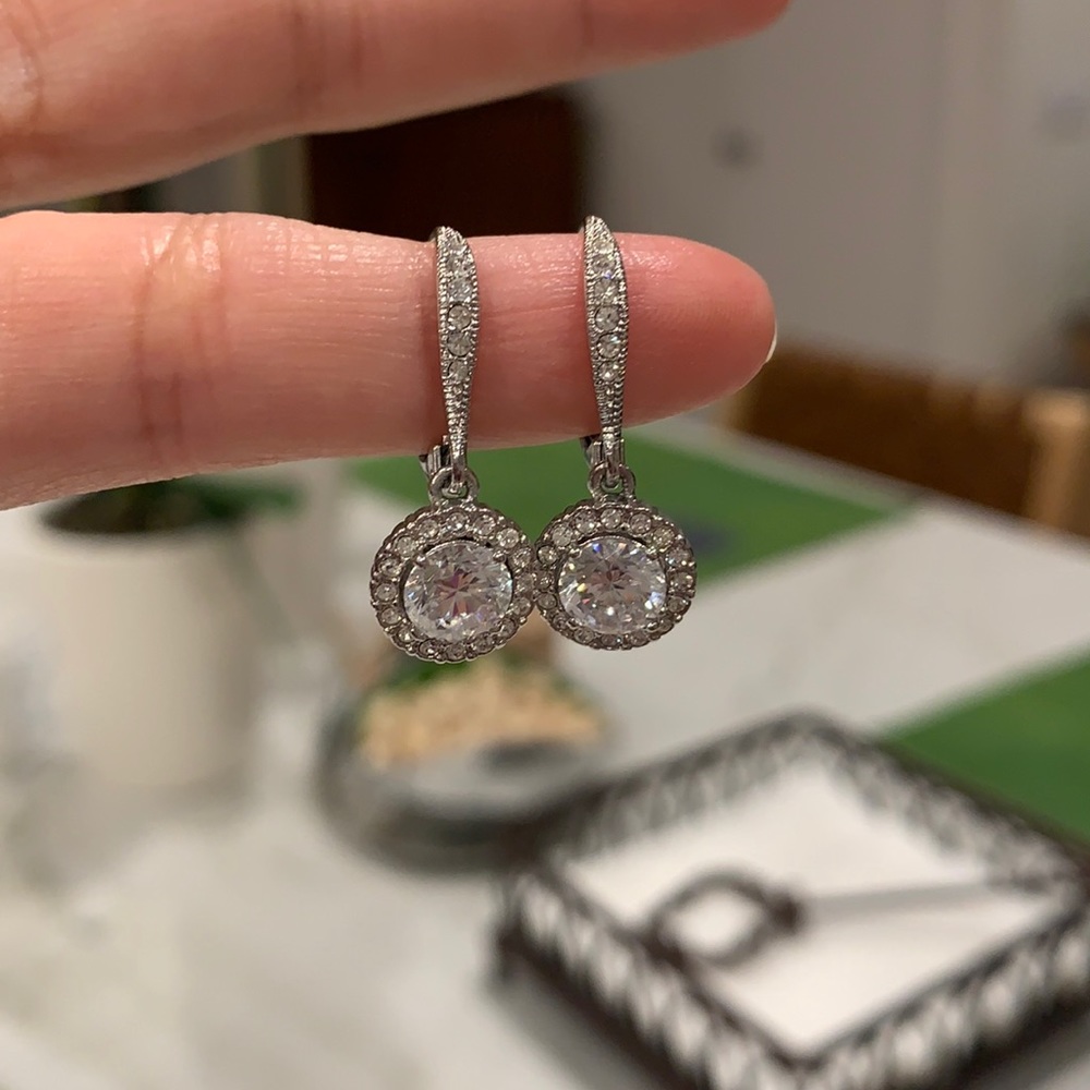 Nadri drop earrings